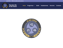 Tablet Screenshot of karatekns.com.mx